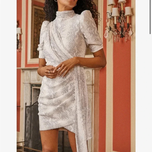 Saylor Louella Sequin Mini Dress Revolve Size M NWT - Picture 13 of 13